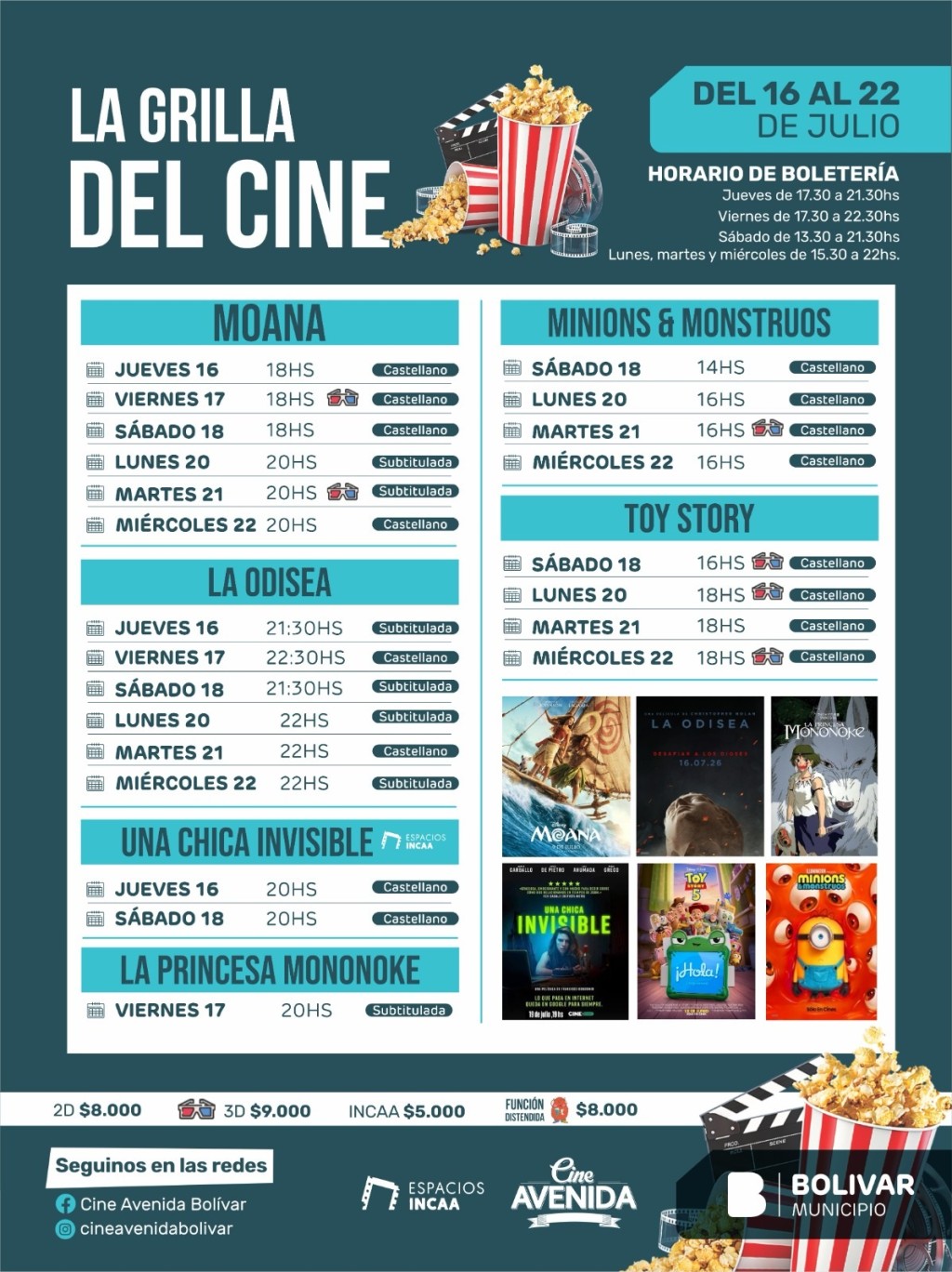 El Cine Avenida renueva su cartelera con propuestas para toda la familia 