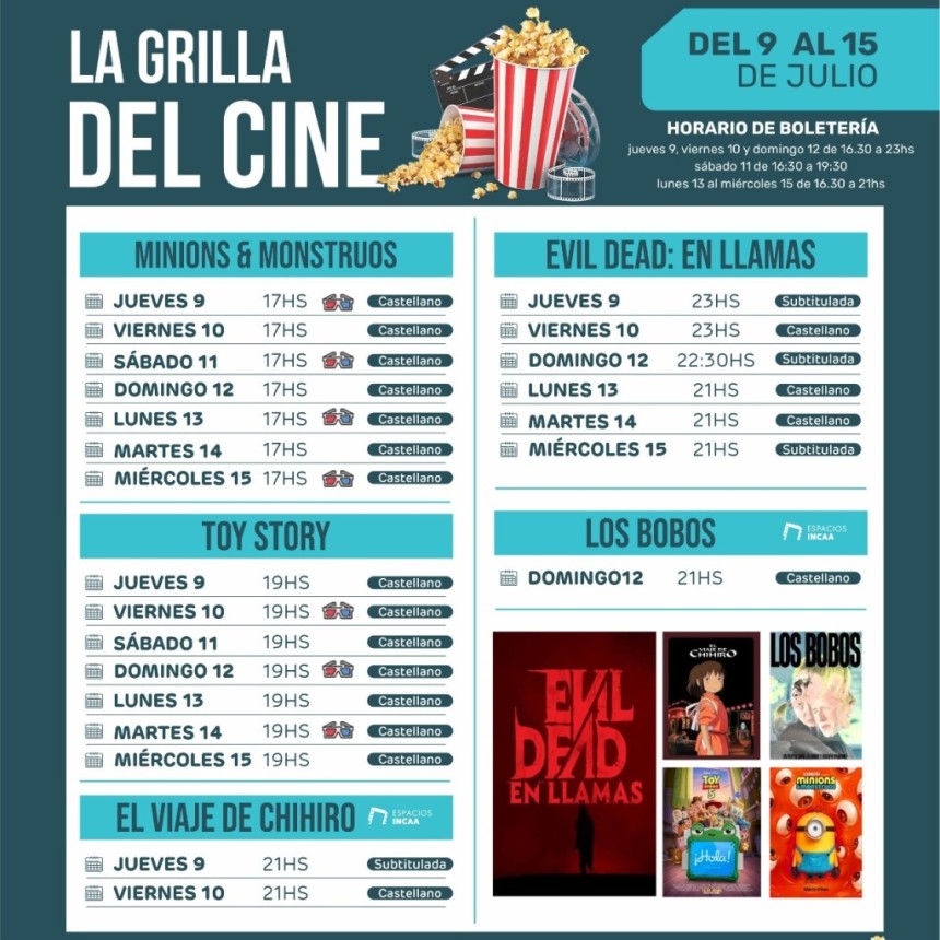 El Cine Avenida renueva su cartelera para las vacaciones de invierno