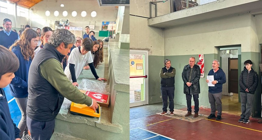 La Cooperativa El&eacute;ctrica de Bol&iacute;var, hizo entrega de dos desfibriladores externos automaticos (DEA) a instituciones educativas de Bol&iacute;var 