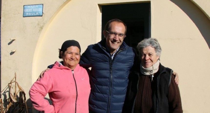 El intendente Pisano recorri&oacute; obras en Paula y dialog&oacute; con vecinos