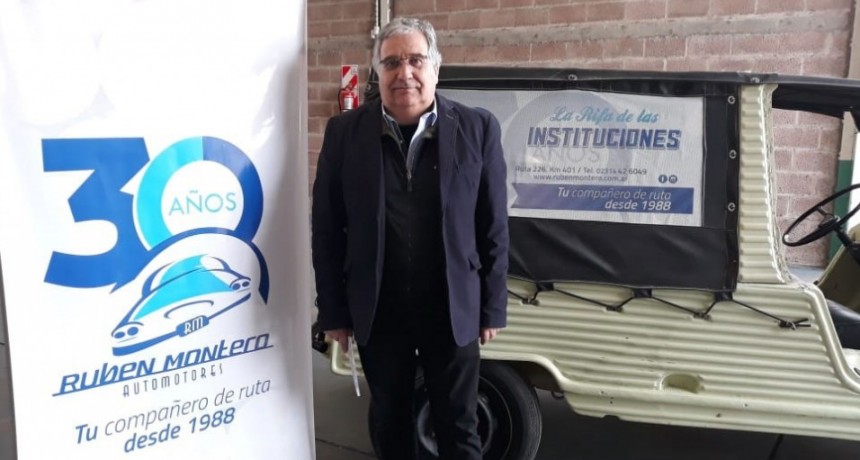Rub&eacute;n Montero Automotores present&oacute; la 2&ordm; edici&oacute;n de la &lsquo;Rifa de las Instituciones&rsquo;