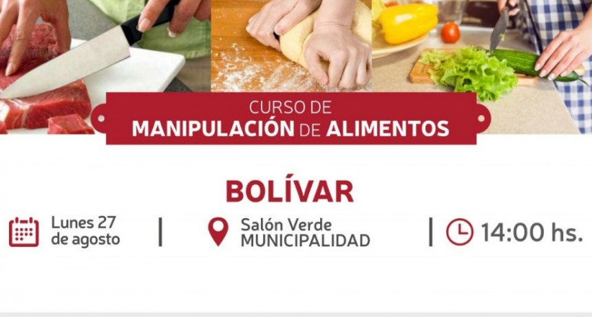  Se dictar&aacute; un nuevo curso de manipulaci&oacute;n de alimentos