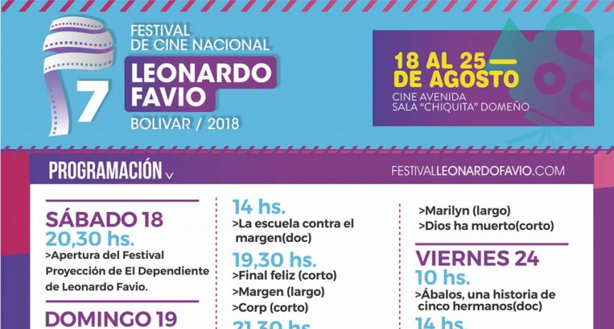 Comienza la 7&ordm; edici&oacute;n del Festival de Cine Nacional Leonardo Favio