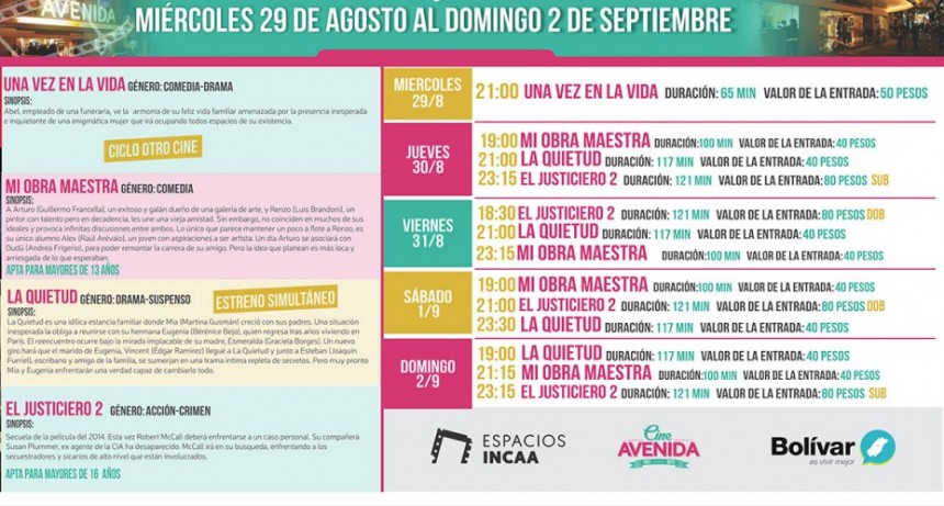 El Cine Avenida presenta en estreno simultaneo 'La Quietud'