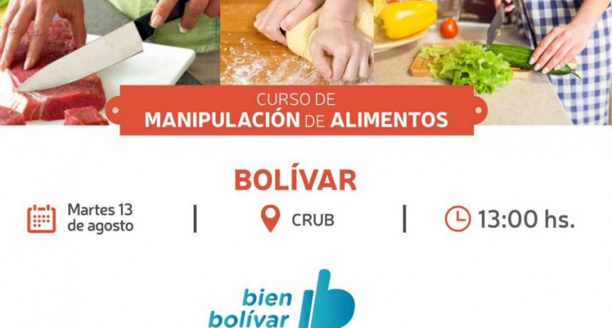 Se dictar&aacute; un nuevo curso de manipulaci&oacute;n de alimentos