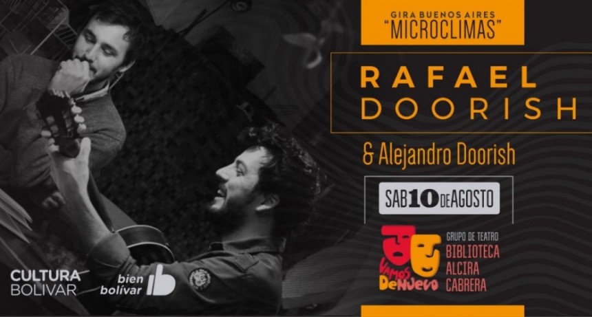 Rafa Doorish se presentar&aacute; en la Biblioteca Alcira Cabrera 