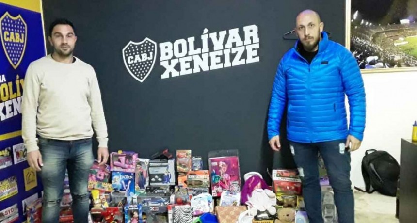 La Pe&ntilde;a Bol&iacute;var Xeneize lanz&oacute; una nueva campa&ntilde;a solidaria para el Dia del Ni&ntilde;o