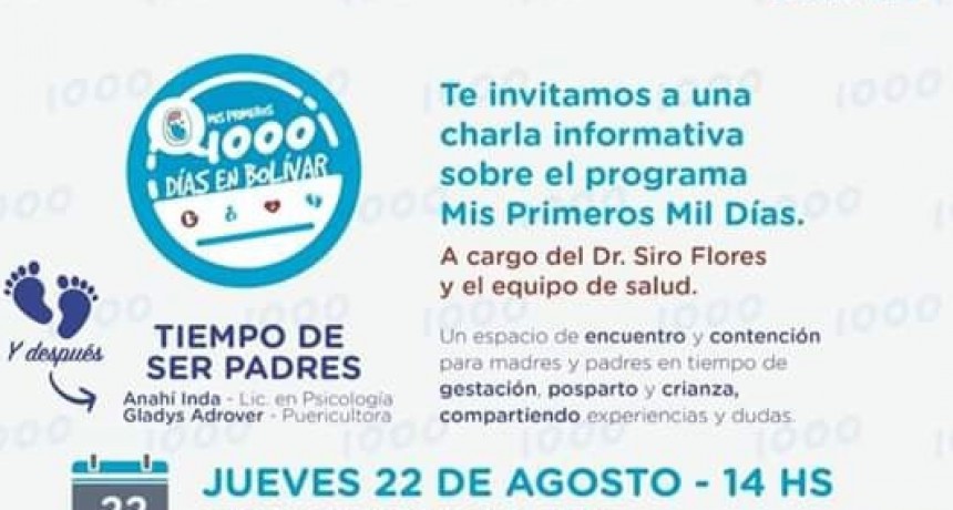 El programa Mis Primeros Mil D&iacute;as se presentar&aacute; en Hale