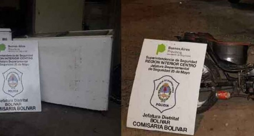 Allanamientos y averiguaciones por hurtos; trabajo destacado de la polic&iacute;a local durante el fin de semana
