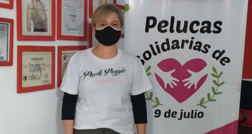 Paola Poggio Estilista colabora con la campa&ntilde;a de Pelucas Solidarias 9 de Julio