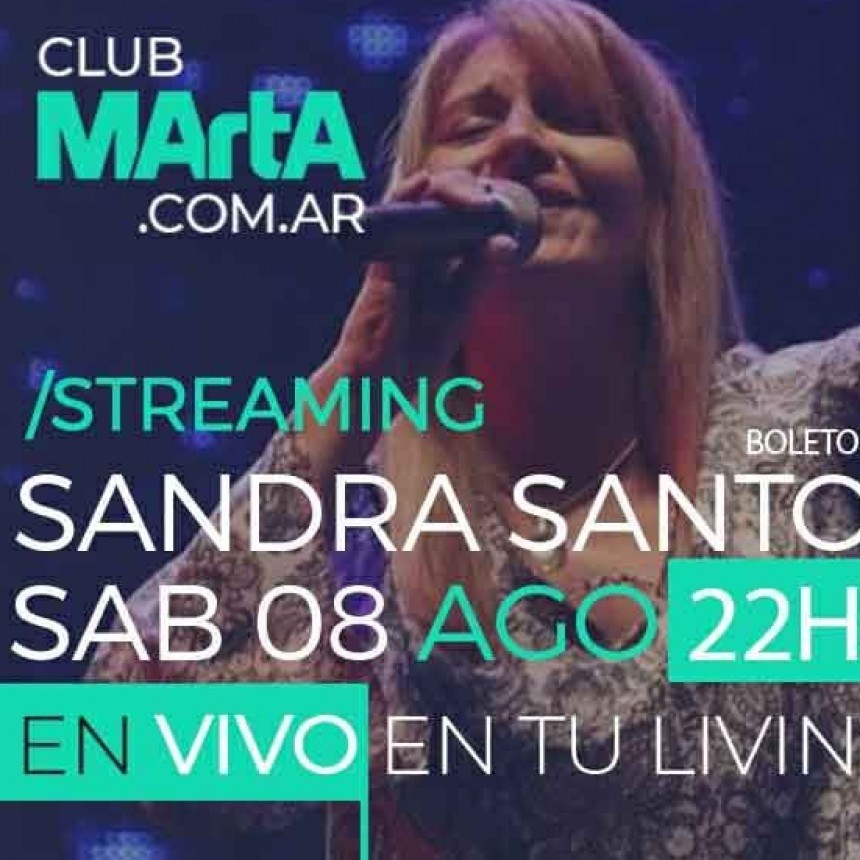 Sandra Santos llega al living de tu casa gracias a Club Marta