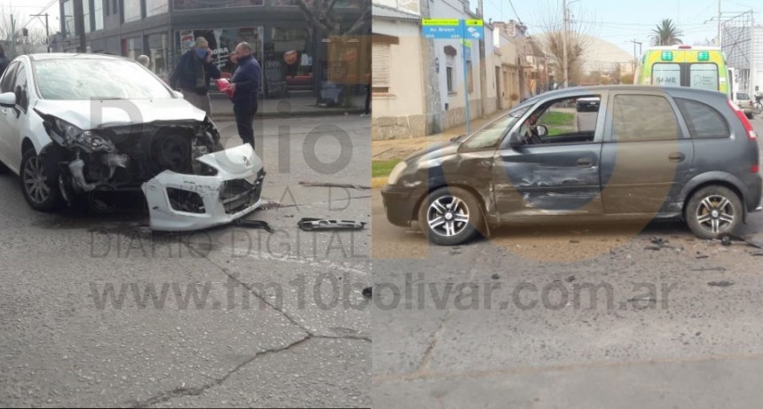 Impacto en Avenida Brown y Urquiza; sin mayores consecuencias