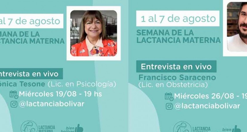 En el marco del mes de la lactancia materna el Lactario Municipal brindar&aacute; dos entrevistas a especialistas en la tem&aacute;tica