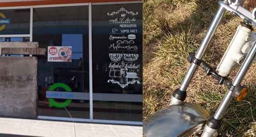 Hallazgo de motopartes, robo de herramientas de una obra y en la Confiter&iacute;a La Terminal