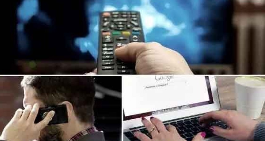 Declaran servicio p&uacute;blico la telefon&iacute;a, la TV e internet y congelan tarifas
