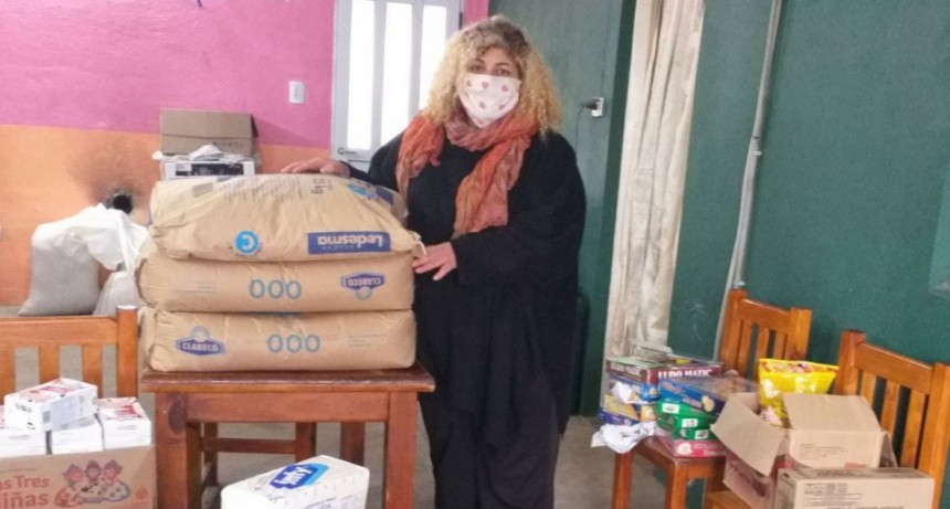 Olga Aguerrido; &lsquo;Emociona ver como la gente se sigue movilizando y sigue colaborando con los chicos que son parte de este comedor&rsquo;