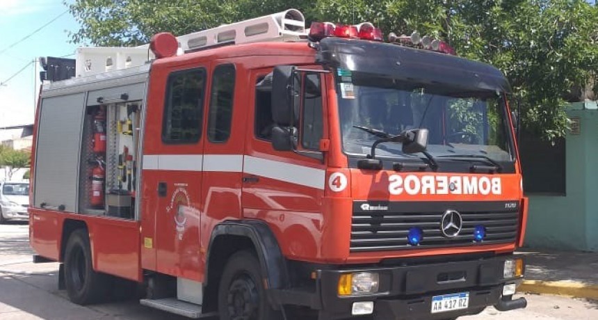 Principio de incendio de una garrafa alert&oacute; a Bomberos Voluntarios