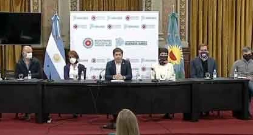 Kicillof realiz&oacute; una actualizaci&oacute;n de la situaci&oacute;n epidemiol&oacute;gica provincial junto a intendentes del AMBA y ministros