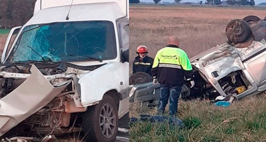 Dos conductores no radicados en Bolívar protagonizaron un accidente que generó el intenso trabajo del equipo emergente de la ciudad de Bolívar