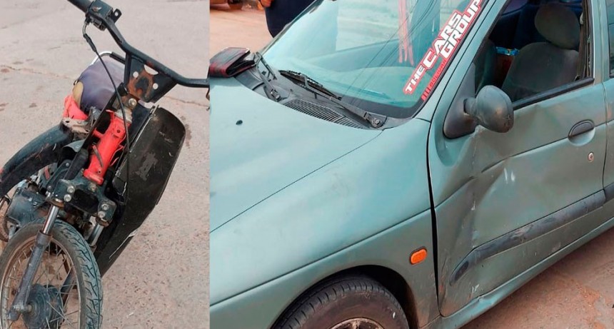 Barrio Pompeya: Se produjo una colisión entre dos conductores este sábado