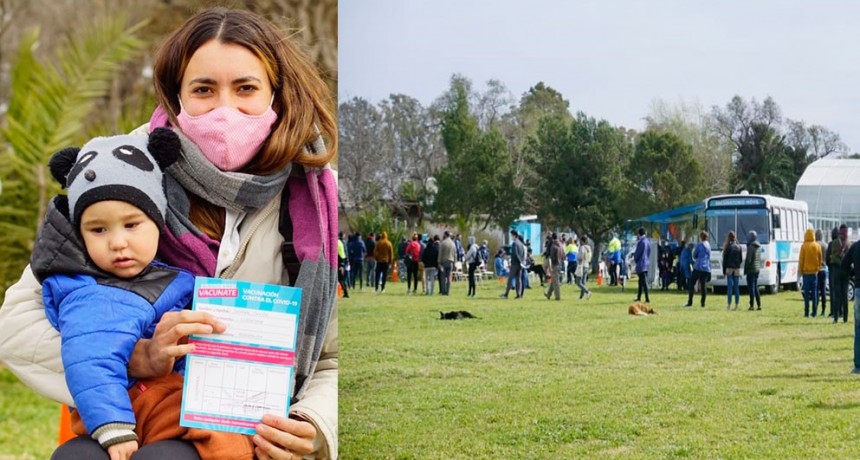 Record de vacunados este sábado: 1185. Fueron 89 los bolivarenses que se vacunaron por primera vez y 1096 con segunda dosis
