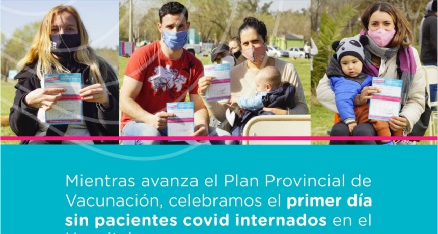 Este sábado, fueron dados de alta los dos últimos pacientes COVID-19 que permanecían en el hospital Capredoni