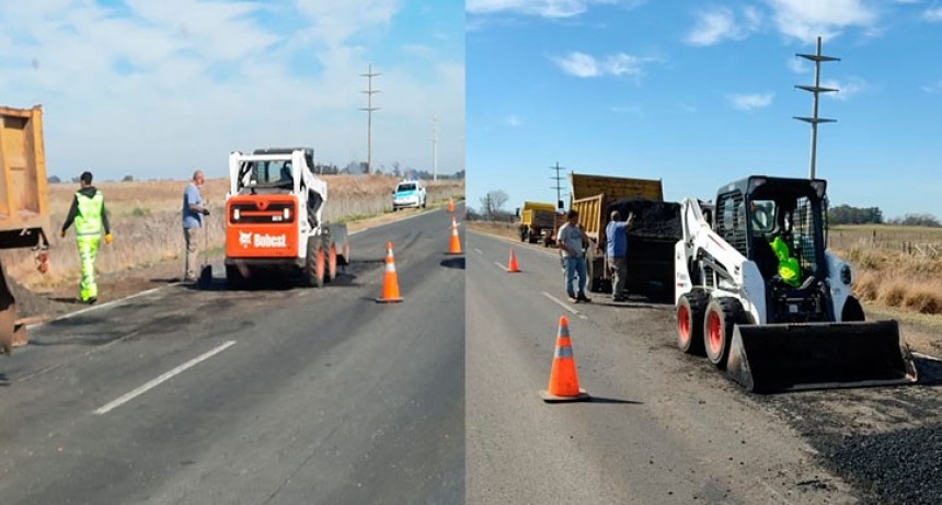 Finalmente Vialidad Provincial volvió a reparar el tramo comprendido entre kilómetros 281/286