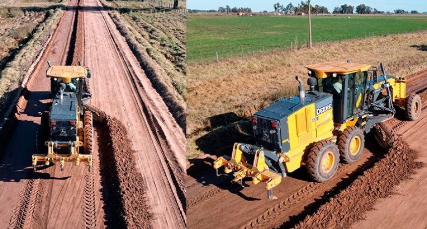 Se ejecutan trabajos en diferentes puntos del partido de Bolívar