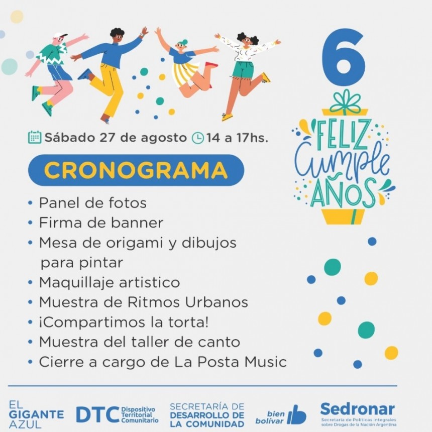 El Gigante Azul celebrará su 6° Aniversario