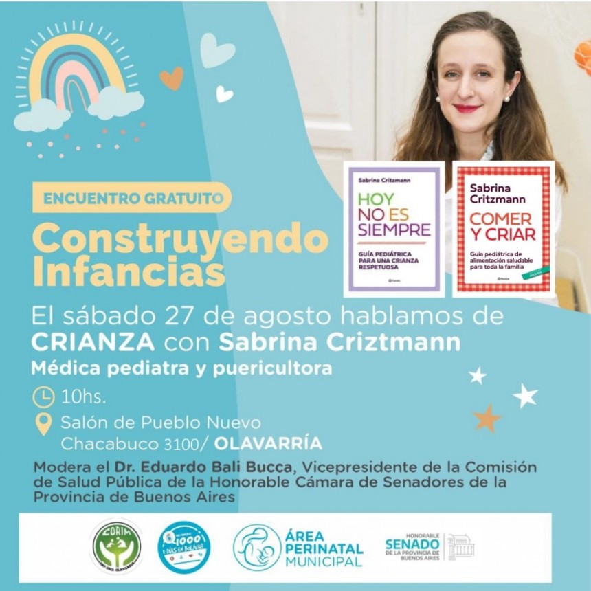 El Área Perinatal de Bolívar y el Senador Bali Bucca, invitan a una jornada denominada 