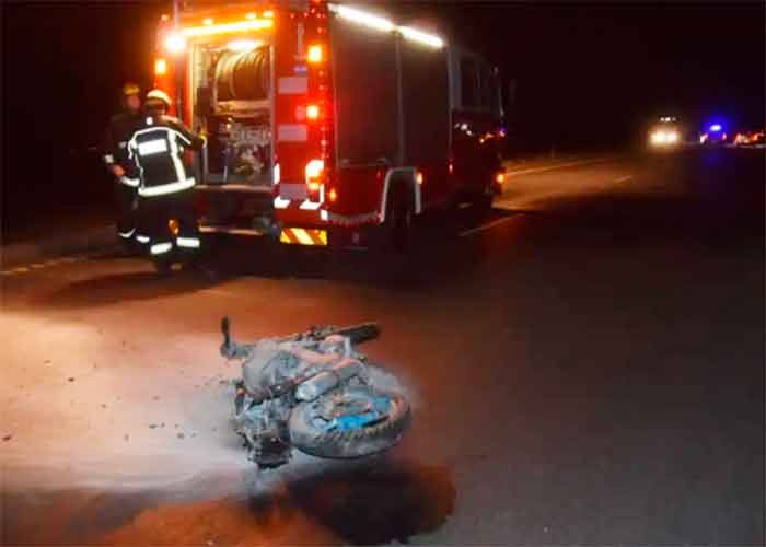 Olavarría: Está grave un motociclista accidentado en Ruta 226 y acceso a Canteras Argentinas