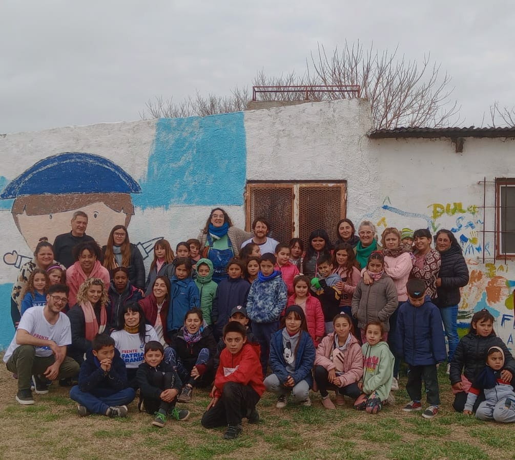 Patria Grande festejó el Día de las Infancias en barrio Los Zorzales