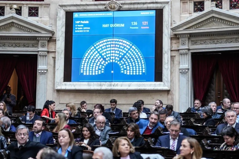 Diputados: no alcanzó el número para rechazar el veto de Milei al aumento jubilatorio