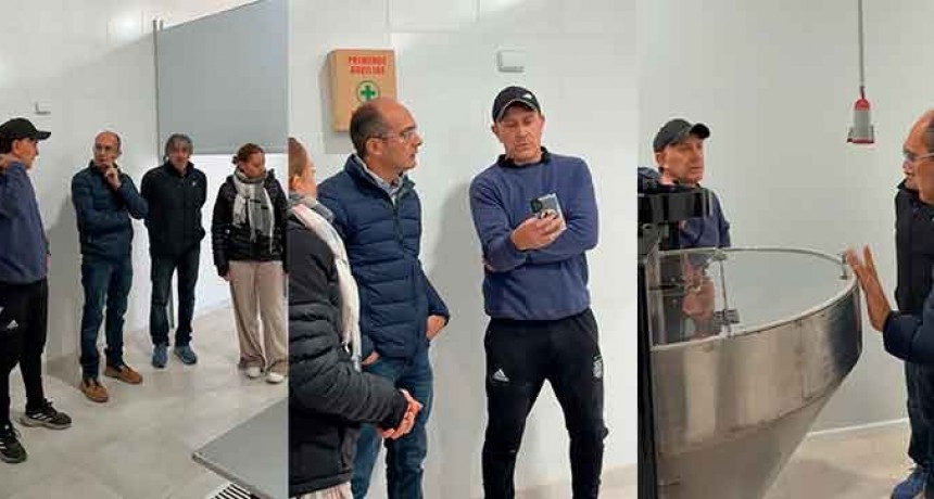 El Intendente Pisano visitó el primer Frigorífico Avícola instalado en el Parque Industrial de Bolívar