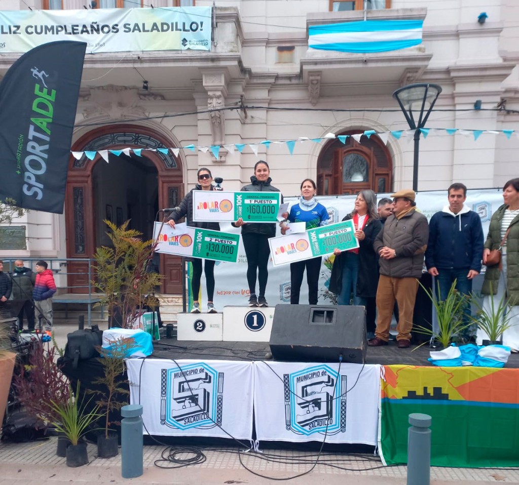 Antonella Albo termin&oacute; primera en la General de Damas de los 10 K de Saladillo