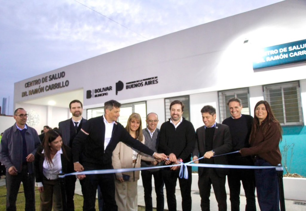 Bucca y Kicillof inauguraron el nuevo Centro de Salud "Doctor Ram&oacute;n Carrillo", con posterior recorrida por el establecimiento