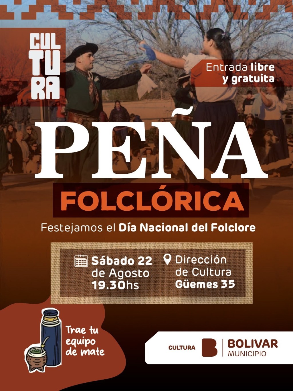 El Municipio celebra el D&iacute;a Nacional del Folclore con una pe&ntilde;a abierta a toda la comunidad