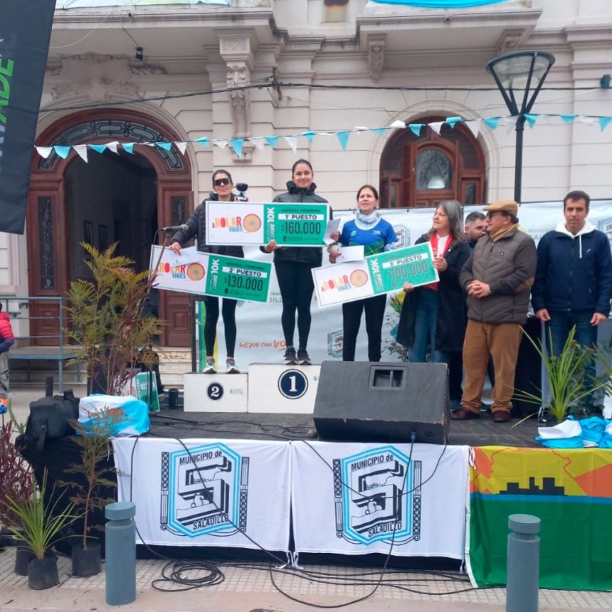 Antonella Albo termin&oacute; primera en la General de Damas de los 10 K de Saladillo