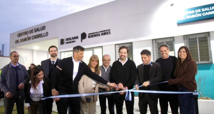 Bucca y Kicillof inauguraron el nuevo Centro de Salud 