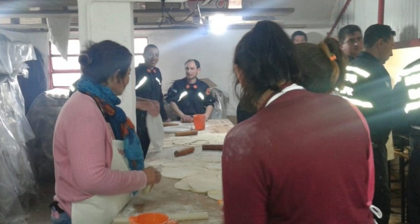 El kiosco de Bomberos Voluntarios nuevamente trabajando en la Expo Rural
