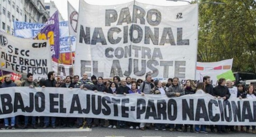 Paro general martes 25: Servicios afectados