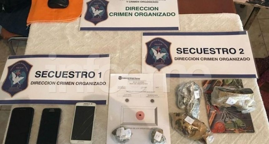 Olavarr&iacute;a: Dos aprehendidos y marihuana secuestrada en m&uacute;ltiples allanamientos