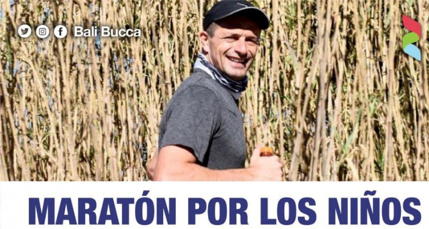Eduardo Bucca y otra marat&oacute;n solidaria por los ni&ntilde;os