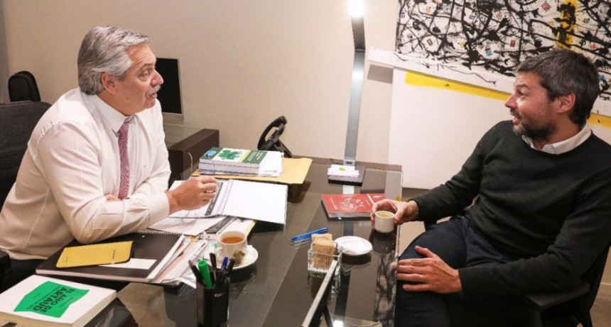 Alberto Fern&aacute;ndez se reuni&oacute;n con Mat&iacute;as Lammens