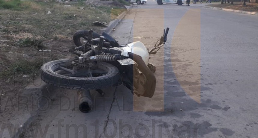 Un joven motociclista result&oacute; con heridas graves