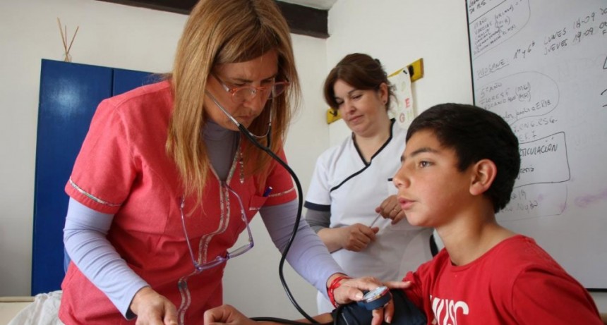 Como iniciativa municipal se realiz&oacute; un control de libretas sanitarias en la escuela N&deg;40