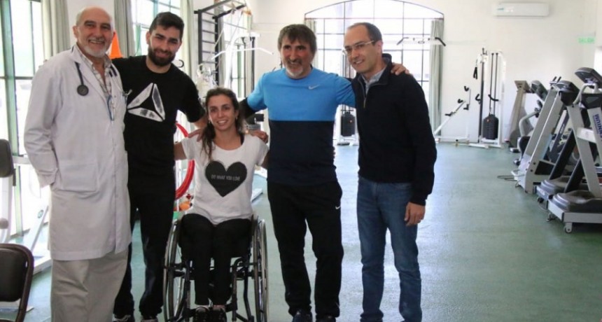 Brenda Sard&oacute;n visit&oacute; el CRIB junto al Intendente Marcos Pisano 