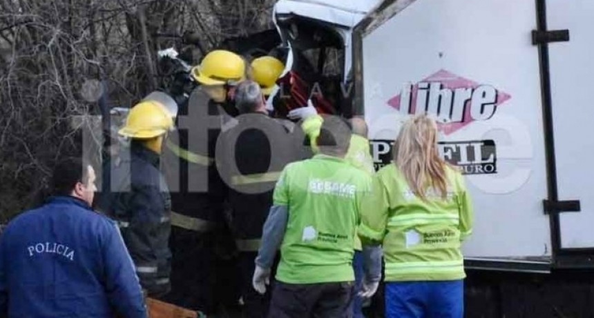 Muri&oacute; el repartidor de diarios accidentado en ruta 226