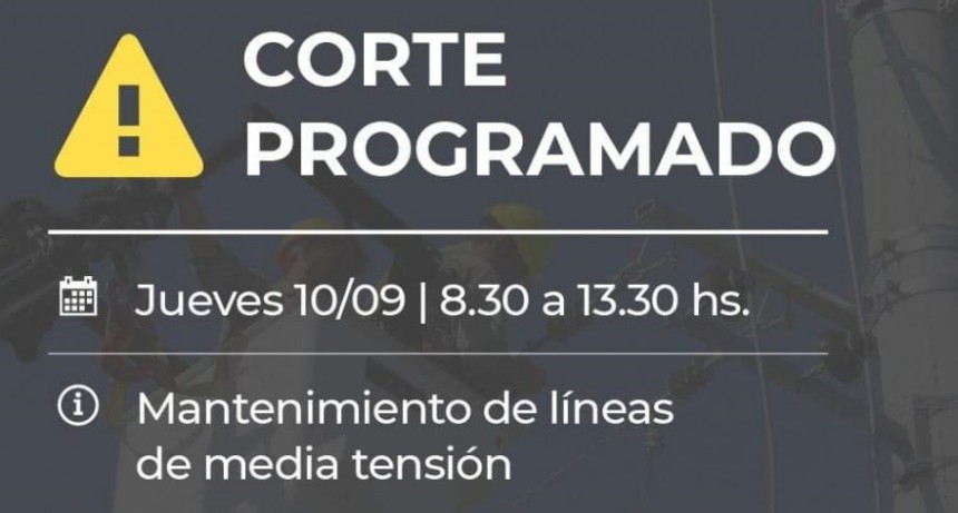 La L&iacute;nea Paraje San Andr&eacute;s quedar&aacute; afectada por un corte programado