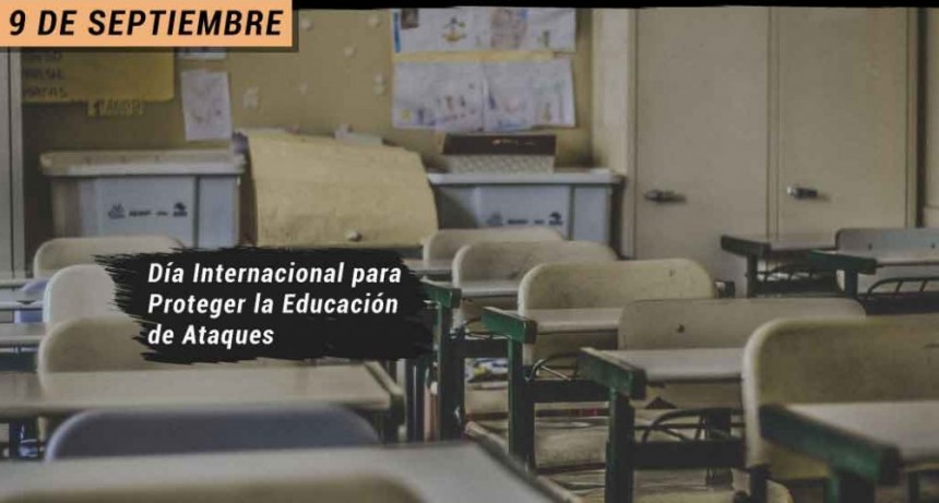 D&iacute;a Internacional para Proteger la Educaci&oacute;n de Ataques